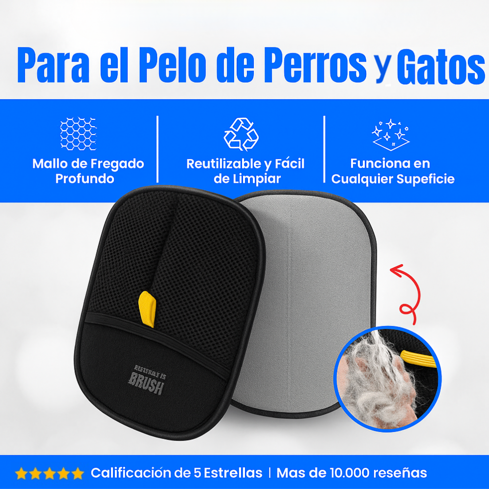 Magic Brush™: La mejor herramienta para remover pelo de mascotas.